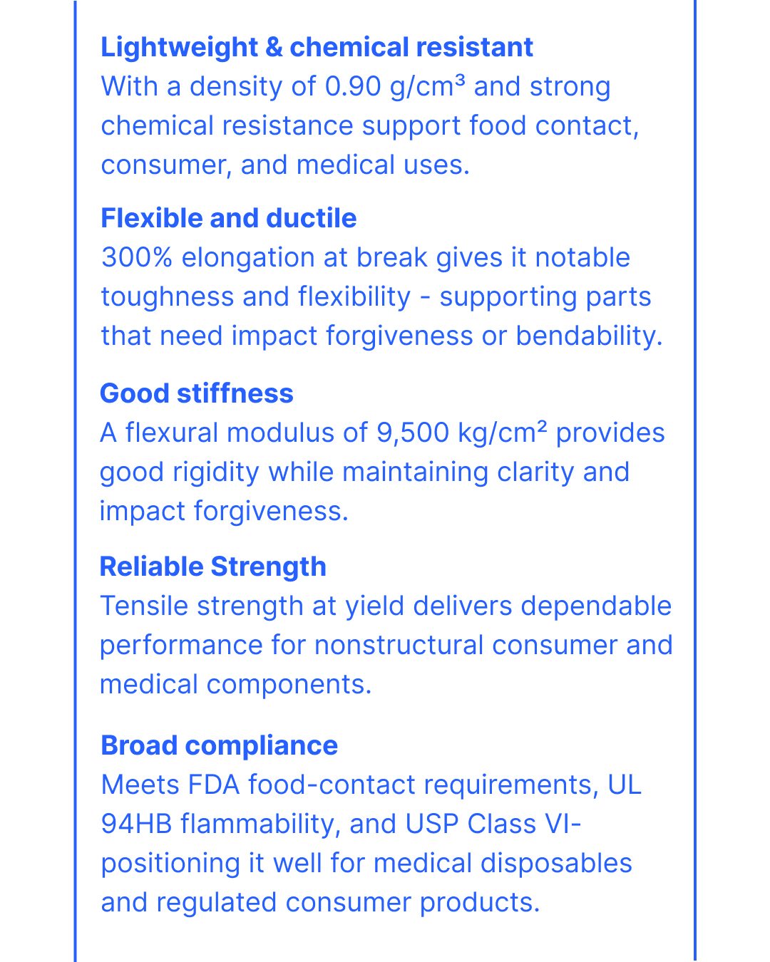 PP Copolymer  Material